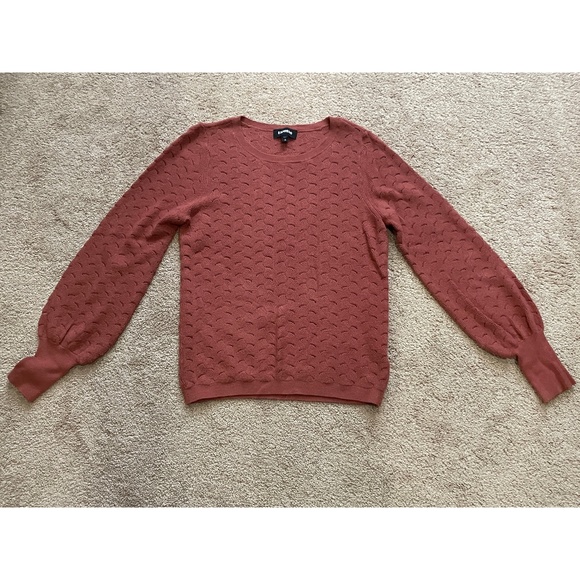 Express Coral Knit Sweater - Size Small - Picture 1 of 3